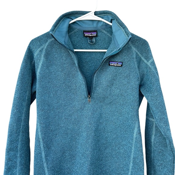 Patagonia Better Sweater Half Zip Fleece Pullover - Size XS - Teal - Picture 6 of 10